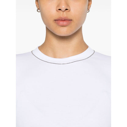 Brunello Cucinelli T-shirts and Polos White Topwear