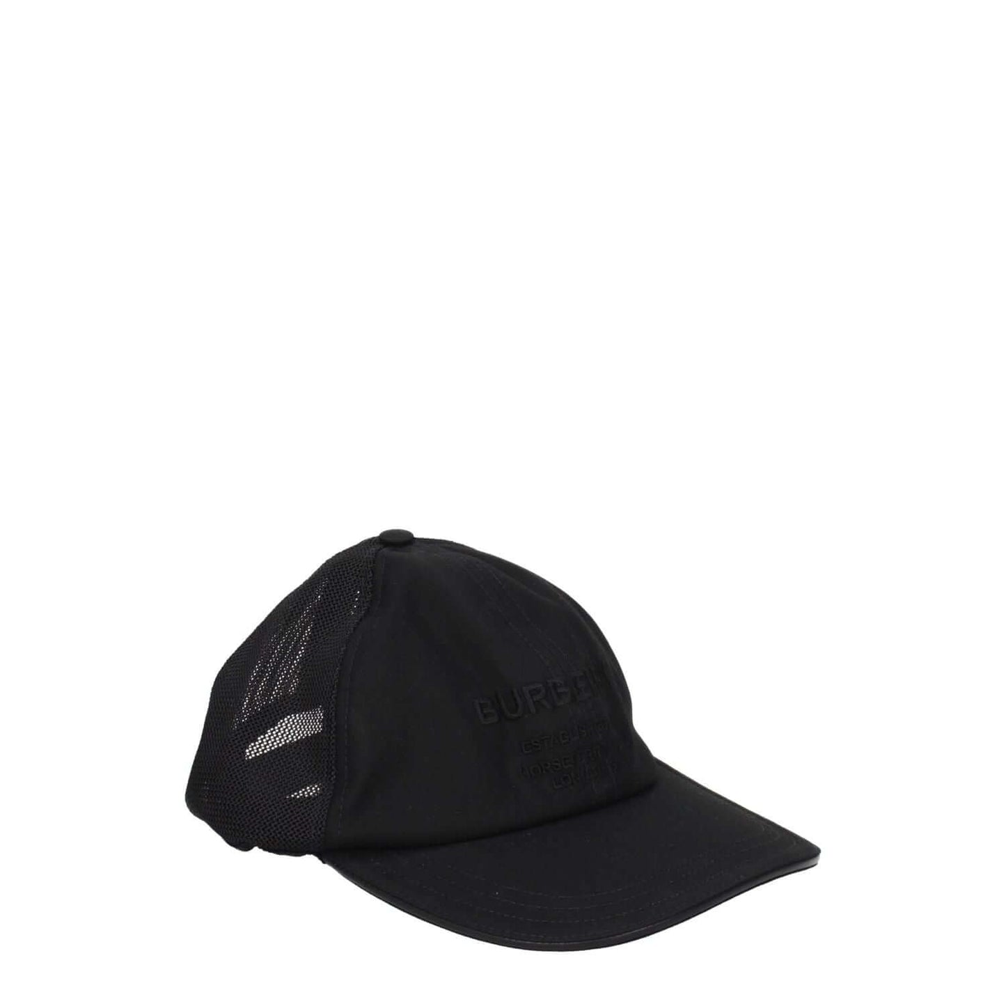 Burberry Black Cotton Cap (Baseball Hat)