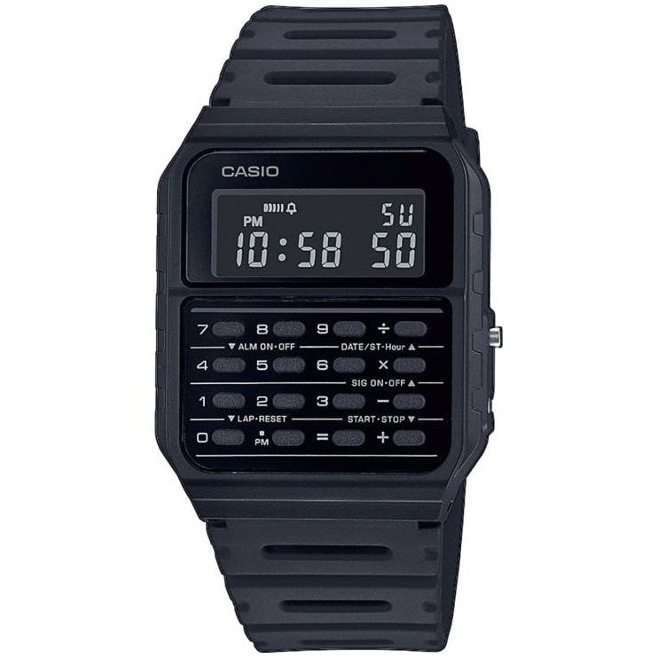 CASIO VINTAGE Mod. CALCULATOR EDGY COLLECTION - FULL BLACK CA-53-WF-1B