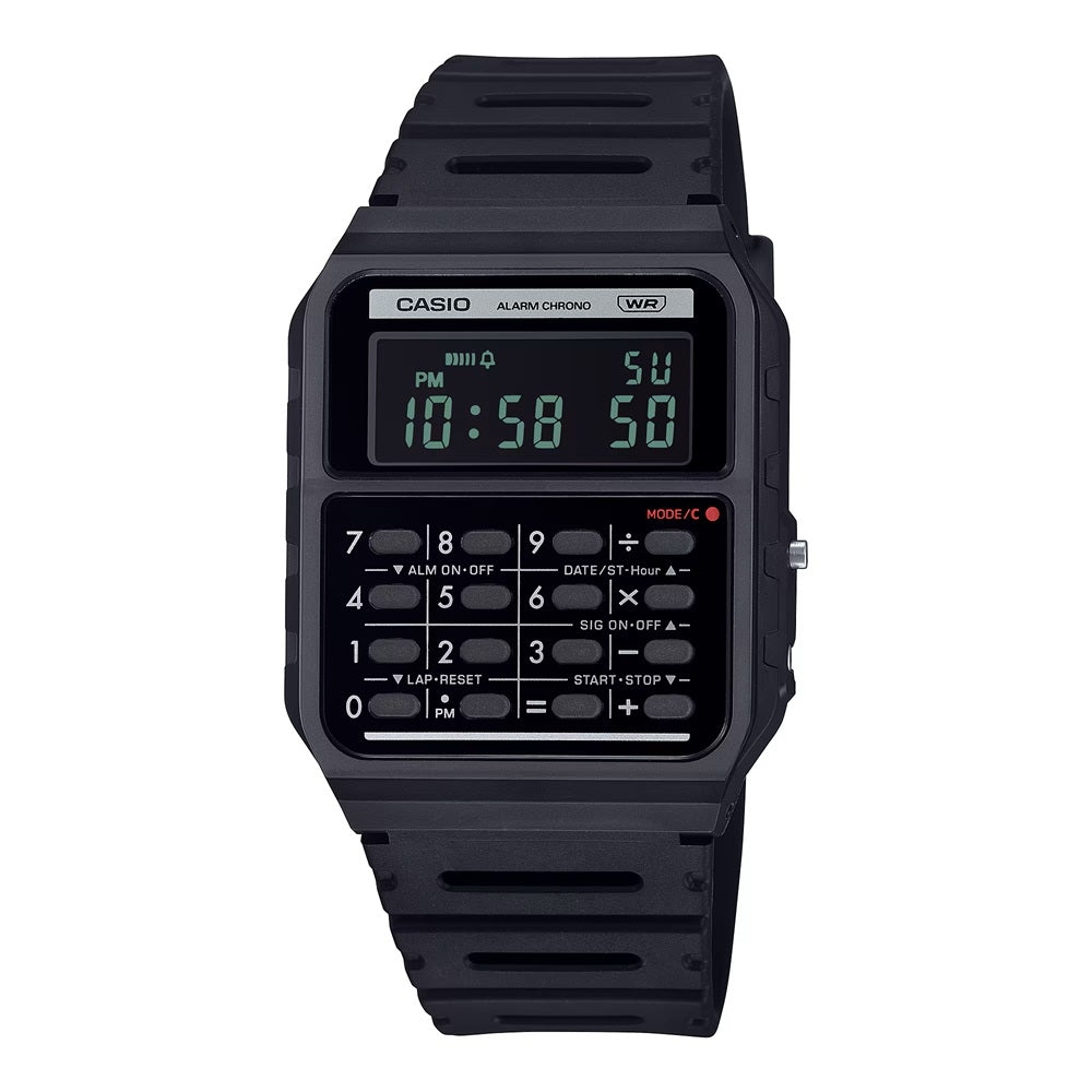 CASIO VINTAGE Mod. CALCULATOR EDGY COLLECTION - FULL BLACK CA-53WB-1BEF