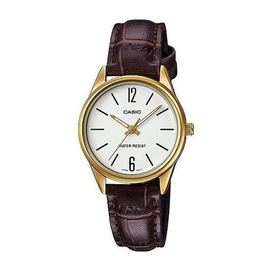 CASIO COLLECTION Mod. 3H LADY LEATHER - WHITE WATCHES