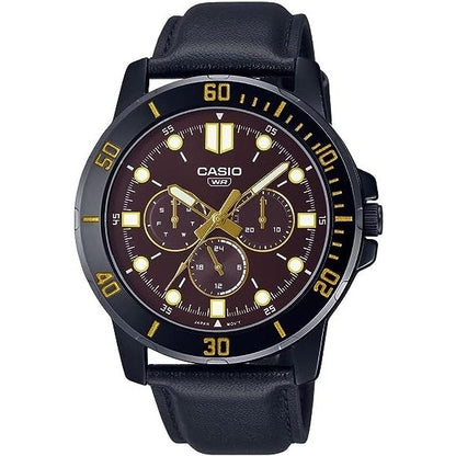 CASIO COLLECTION Mod. DIVER MULTIFUCTION BLACK - BROWN