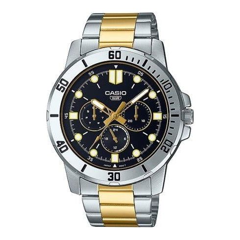 CASIO COLLECTION Mod. DIVER MULTIFUCTION STEEL&GOLD - BLACK