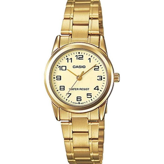 CASIO COLLECTION Mod. LADY 3H. GOLD - CHAMPAGNE WATCHES