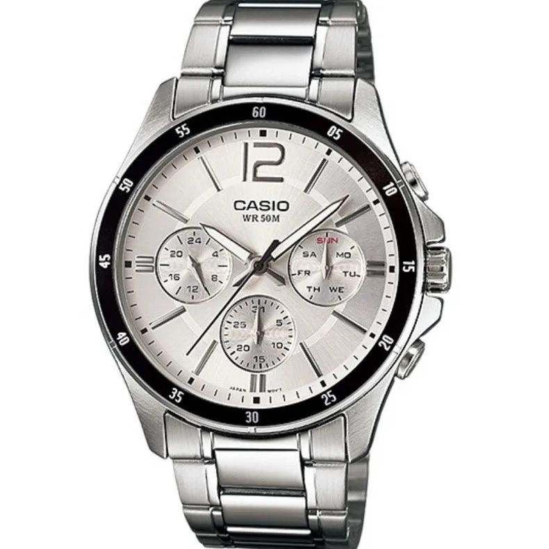 CASIO COLLECTION Mod. MULTIFUNCTION CALENDAR - SILVER