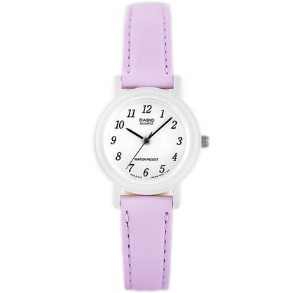 CASIO COLLECTION Mod. POP LADY. LEATHER - PASTEL VIOLET WATCHES