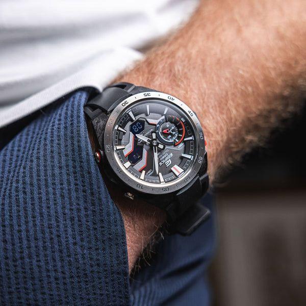 CASIO EDIFICE Mod. WINDFLOW - F1 Chronograph. Tough Solar. ECB-2200P-1AEF