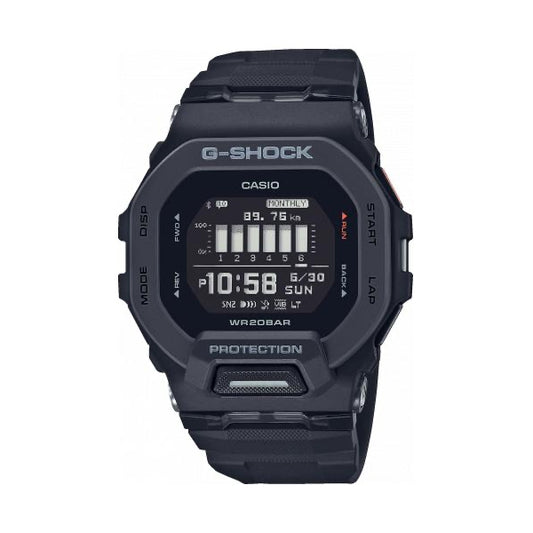 CASIO G-SHOCK Mod. G-SQUAD Step Tracker Bluetooth® BLACK Gent,READY STOCKED WATCHES,Wristwatch CASIO G-SHOCK GBD-200-1ER