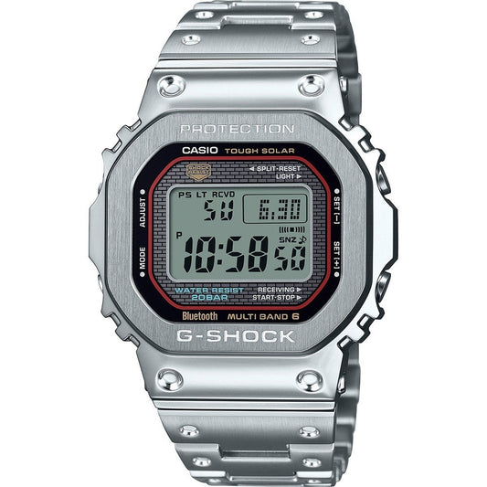 CASIO G-SHOCK MASTER OF G Mod. THE ORIGIN FUL METAL solar wristwatch, stainless steel case and bracelet, 20 ATM water resistance.