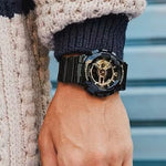 CASIO G-SHOCK Mod. GS-BASIC - BLACK ADN GOLD SERIES WATCHES