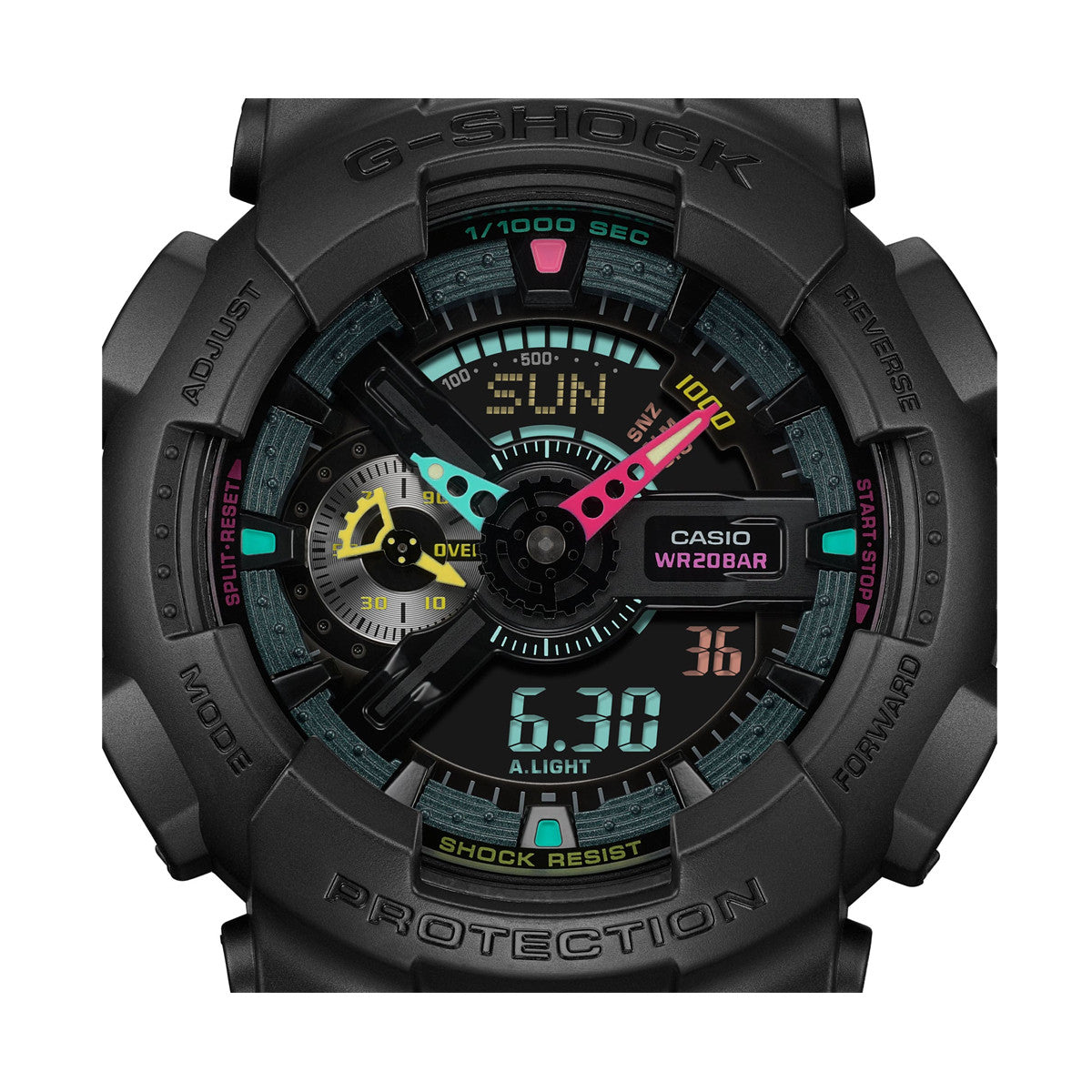 CASIO G-SHOCK Mod. GS-BASIC - MATTE FLUO SERIE WATCHES