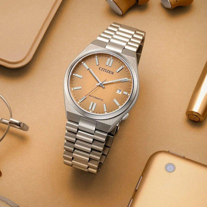 CITIZEN Mod. TSUYOSA Automatic - SALMON PINK WATCHES
