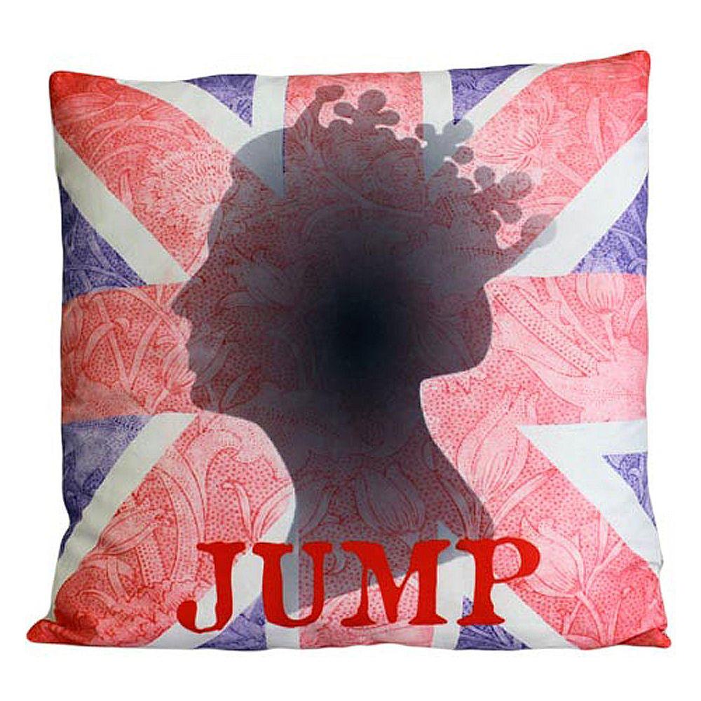CUSCINI LETTERARI - Copricuscino in Juta lavata / Cotton pillow case  JUMP - Size 40x40cm