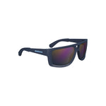 Calvin Klein Blue Plastic Men Sunglasses with bold square frame and blue lenses for a contemporary chic look