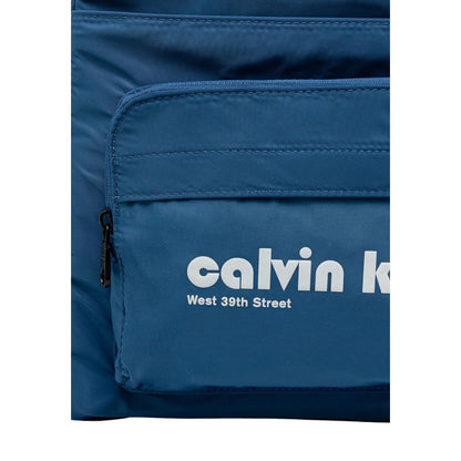 Calvin Klein Blue Recycled Polyester Backpack 1728,71956299936,Backpacks - Bags,Bags,Blue,Calvin Klein,Men,New with tags