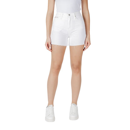 Calvin Klein Jeans White Cotton Shorts