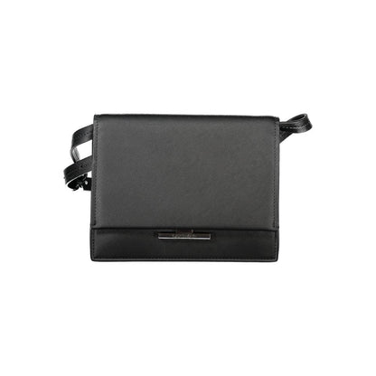 Calvin Klein Nero Poliuretano Woman Shoulder Bag