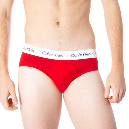 Calvin Klein Underwear Red Cotton Briefs