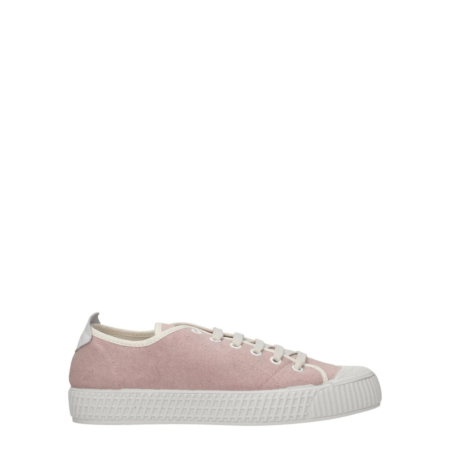 Car Shoe Pink Fabric Low Top Sneakers