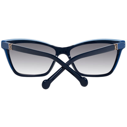 Carolina Herrera Blue Plastic Sunglasses