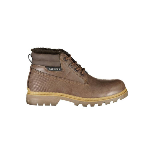 Carrera Chic Lace-Up Boots with Contrast Details 1728,67403481248,Boots - Women - Shoes,Brown,Carrera,EU35/US4.5,EU36/US6,EU37/US7,EU38/US7.5,EU39/US8.5,EU40/US9.5,EU41/US10.5,New with tags,Women Carrera CA-25376-EU36/US6