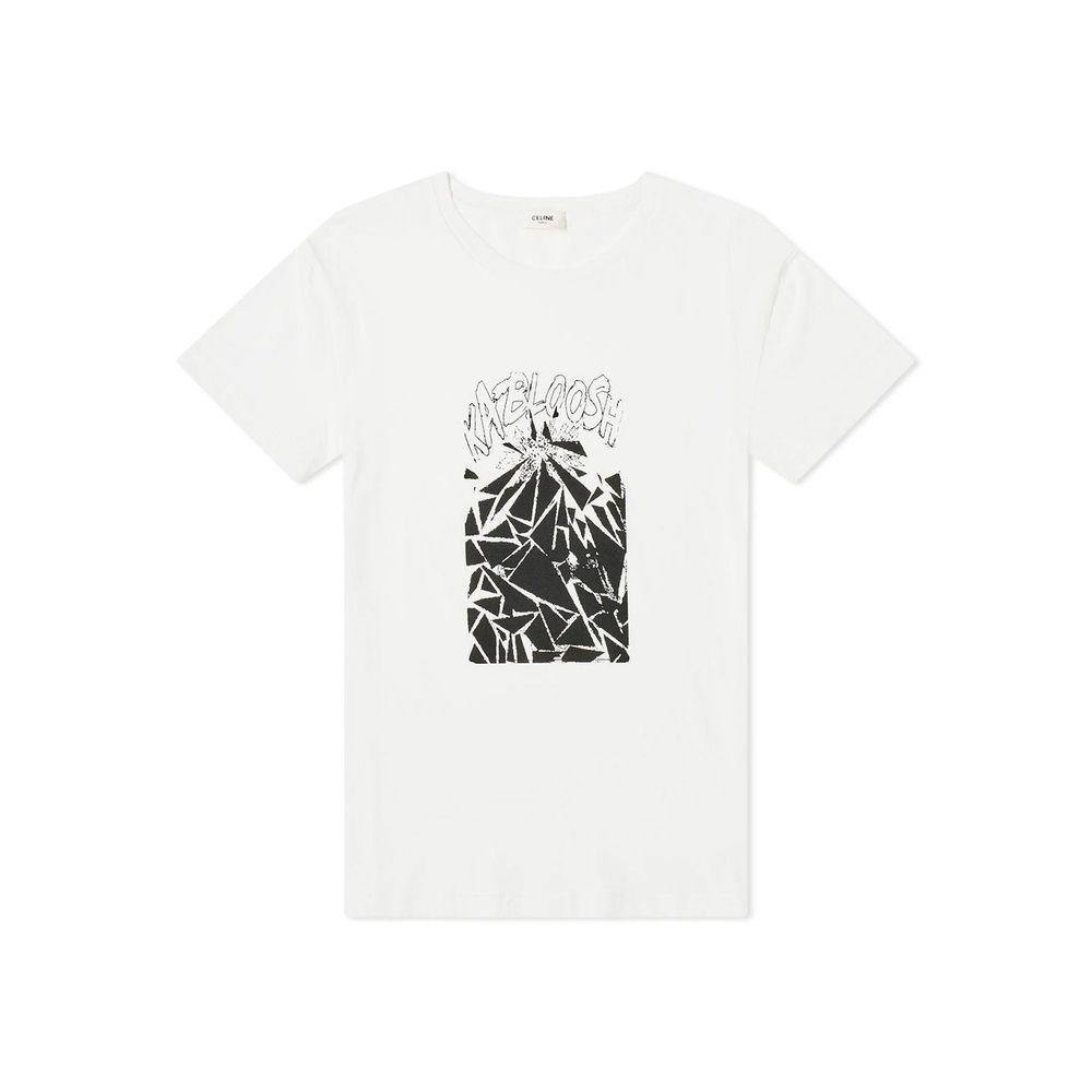 Celine Printed Cotton T-Shirt CE-8735317065940-S