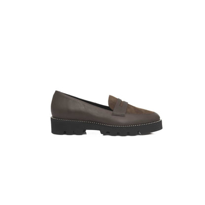 Cerruti 1881 Brown Cowhide Women Loafer