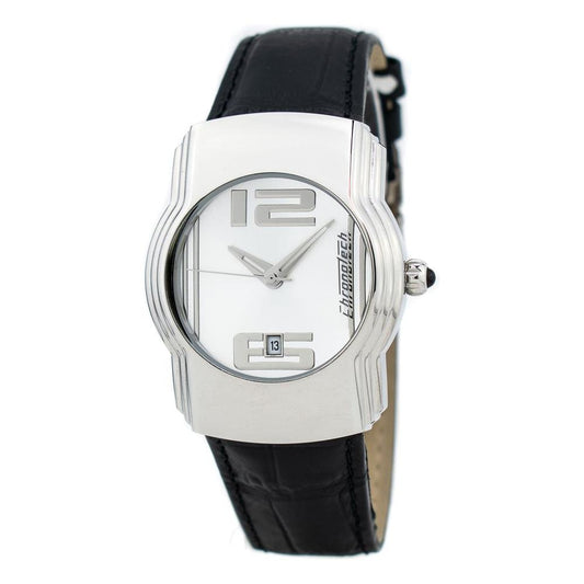 Chronotech Black Leather Watch 1728,Black,Chronotech,Men,New with tags,Watches for Men - Watches Chronotech CHCT7279M03AC