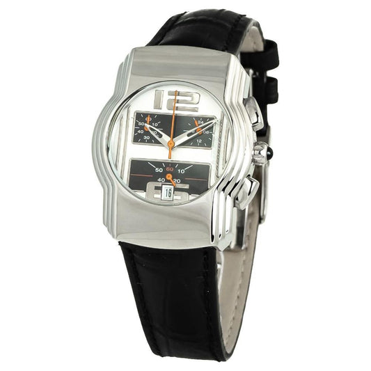 Chronotech Black Leather Watch 1728,Black,Chronotech,New with tags,Watches for Women - Watches,Women Chronotech CHCT7280M03AC