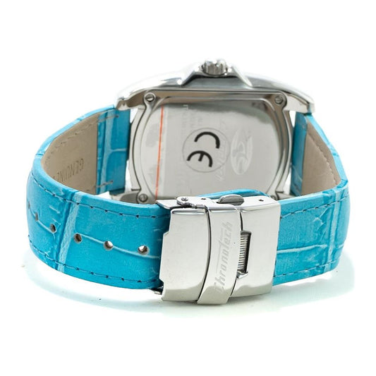 Chronotech Blue Leather Watch 1728,Blue,Chronotech,Men,New with tags,Watches for Men - Watches Chronotech CHCT7274M04AC