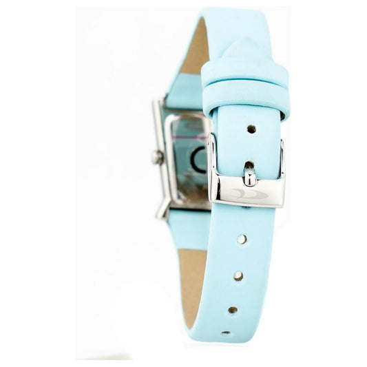 Chronotech Blue Leather Watch 1728,Blue,Chronotech,New with tags,Watches for Women - Watches,Women Chronotech CHCT7355L02AC