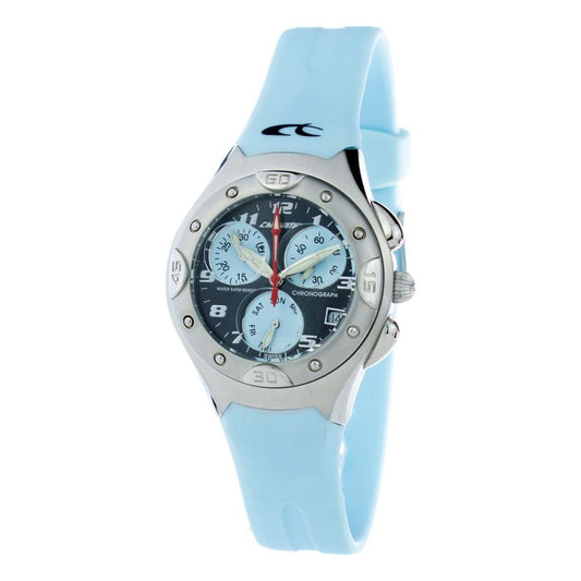 Chronotech Blue Rubber Watch 1728,Blue,Chronotech,New with tags,Watches for Women - Watches,Women Chronotech CHCT7139L04AC