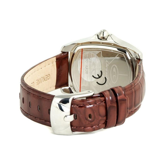 Chronotech Brown Leather Watch 1728,67434610848,Brown,Chronotech,New with tags,Watches for Women - Watches,Women Chronotech CHCT7988LS63AC
