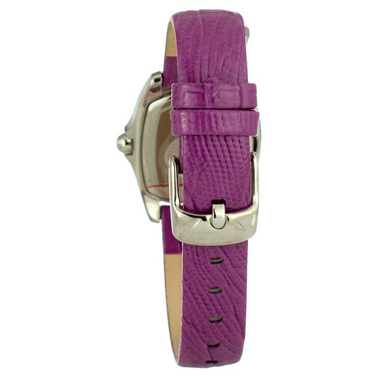 Chronotech Purple Leather Watch 1728,Chronotech,New with tags,Purple,Watches for Women - Watches,Women Chronotech CHCT7094SS38AC
