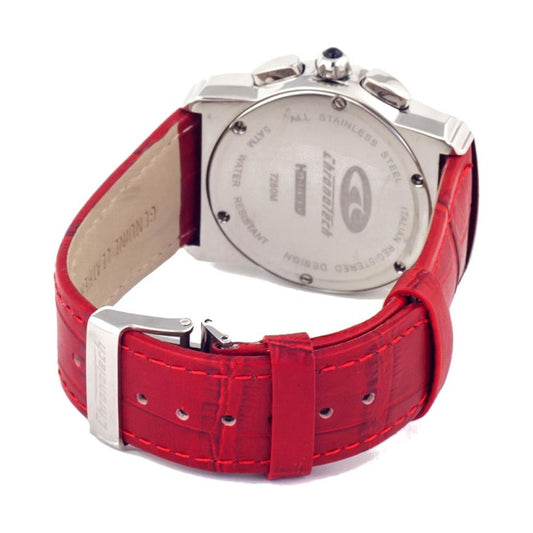 Chronotech Red Leather Watch 1728,Chronotech,New with tags,Red,Watches for Women - Watches,Women Chronotech CHCT7280B05AC
