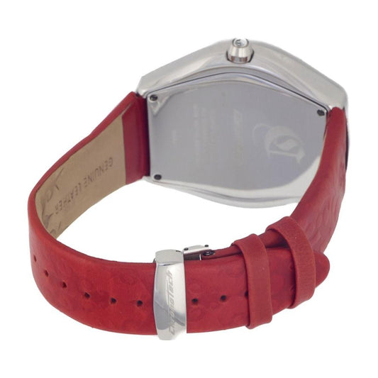 Chronotech Red Leather Watch 1728,Chronotech,Men,New with tags,Red,Watches for Men - Watches Chronotech CHCT7694M03AC