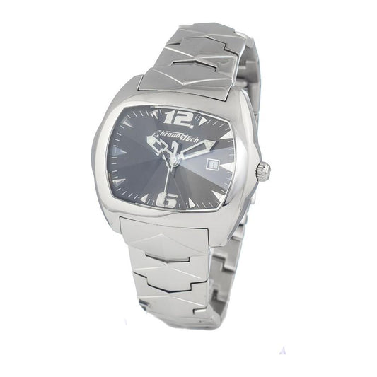 Chronotech Silver Steel Watch 1728,Chronotech,Men,New with tags,Silver,Watches for Men - Watches Chronotech CHCT2188L02MAC