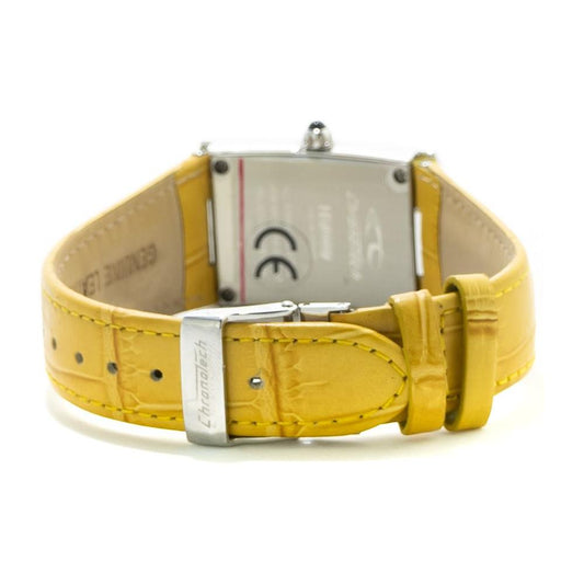 Chronotech Yellow Leather Watch 1728,Chronotech,New with tags,Watches for Women - Watches,Women,Yellow Chronotech CHCT7017L06SAC