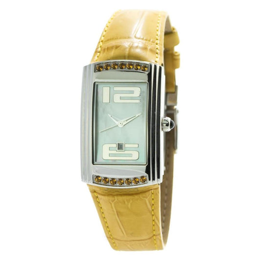 Chronotech Yellow Leather Watch 1728,Chronotech,New with tags,Watches for Women - Watches,Women,Yellow Chronotech CHCT7017L06SAC