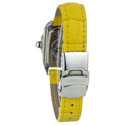 Chronotech Yellow Leather Watch 1728,Chronotech,New with tags,Watches for Women - Watches,Women,Yellow Chronotech CHCT9743L05AC