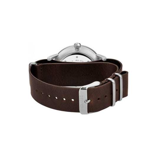 Cluse Brown Leather Watch 1728,67434610848,Brown,Cluse,New with tags,Watches,Watches for Women - Watches,Women Cluse CLCW0101501008AC
