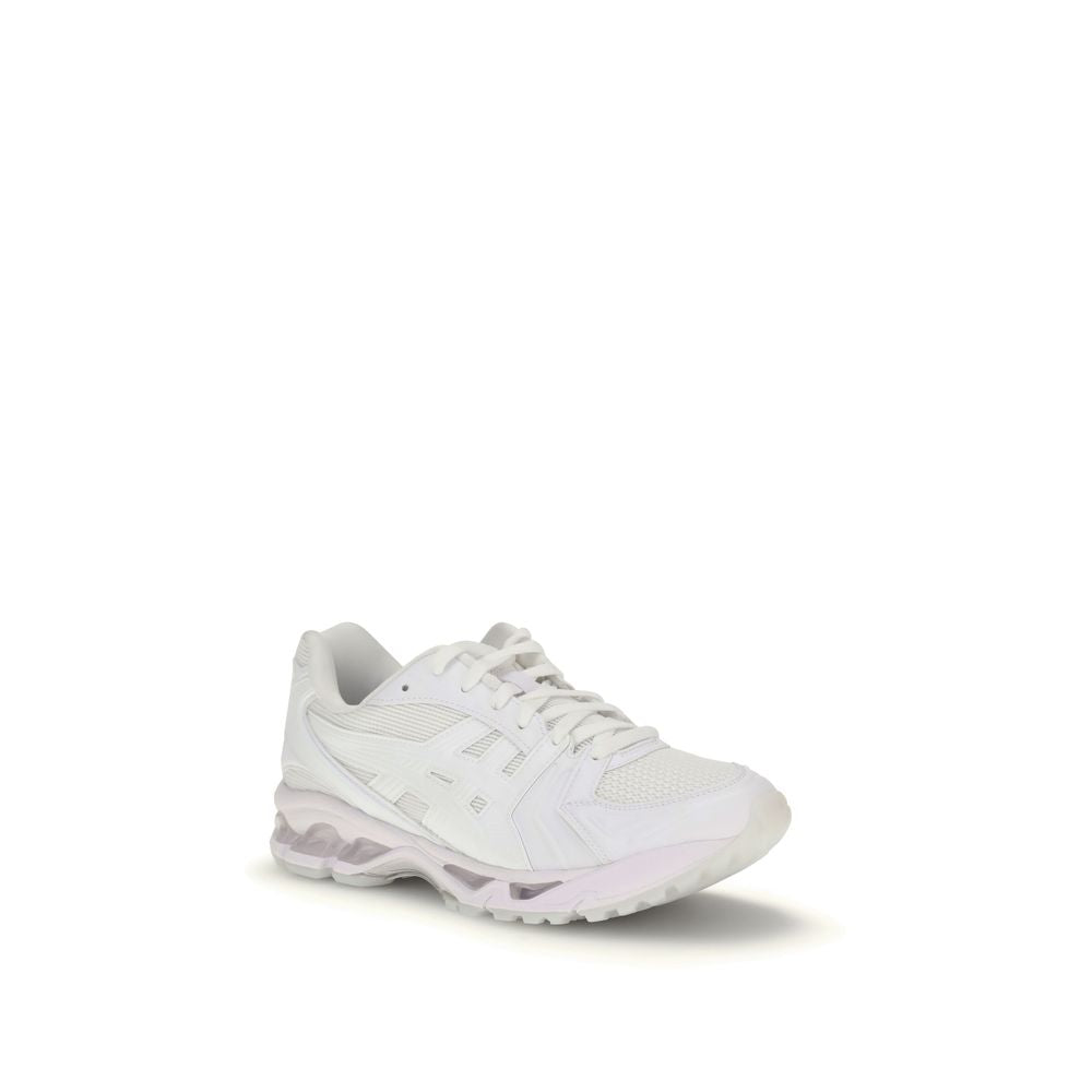 Comme Des Garçons White Polyamide Athletic Sneakers - contemporary design, lace-up details, minimalist elegance, comfortable rubber sole