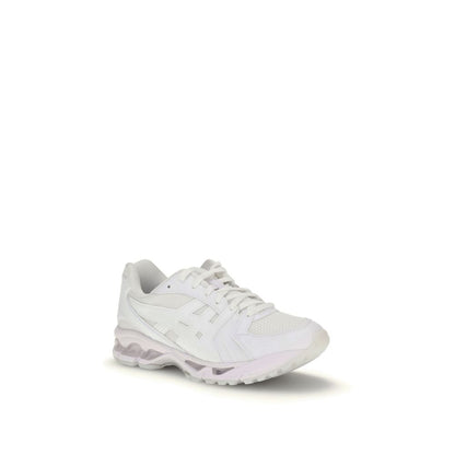 Comme Des Garçons White Polyamide Athletic Sneakers - contemporary design, lace-up details, minimalist elegance, comfortable rubber sole