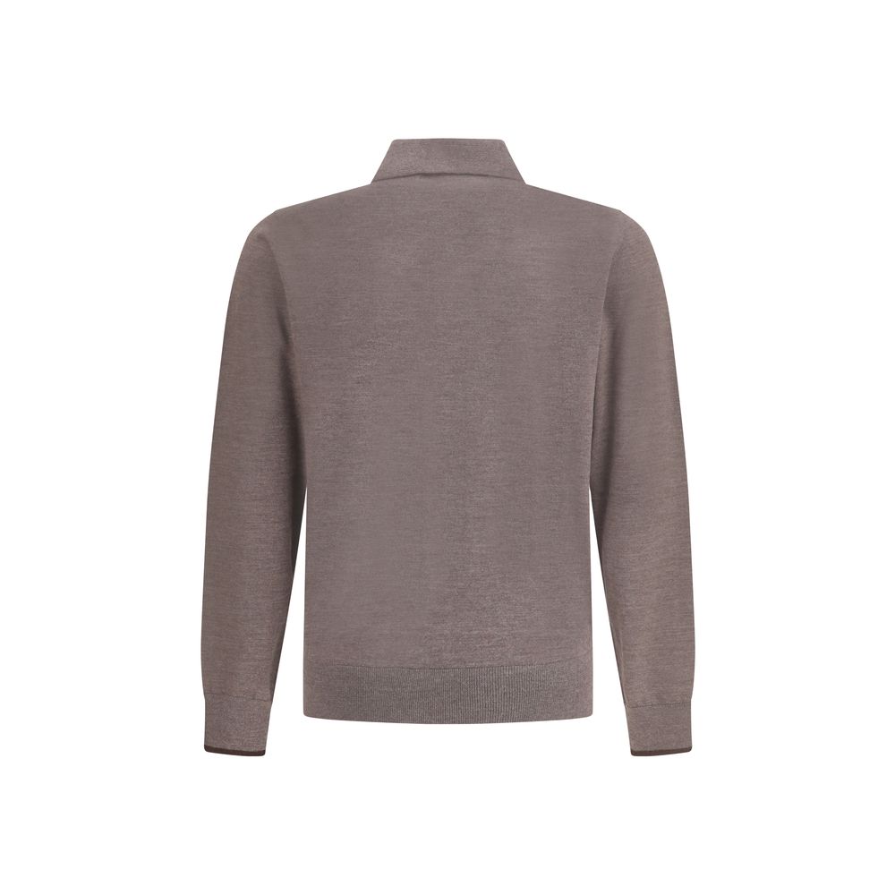 Cruna Gray Wool Sweatshirt