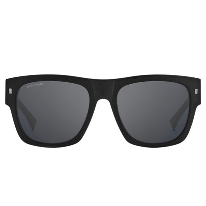 DSQUARED2 MOD. ICON 0004_S acetate sunglasses for gents, featuring a sleek black design.