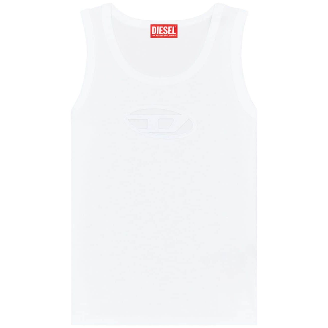 Diesel Top White Topwear