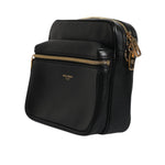 Dolce & Gabbana Black Calfskin Leather Gothic Messenger Bag BAG4171