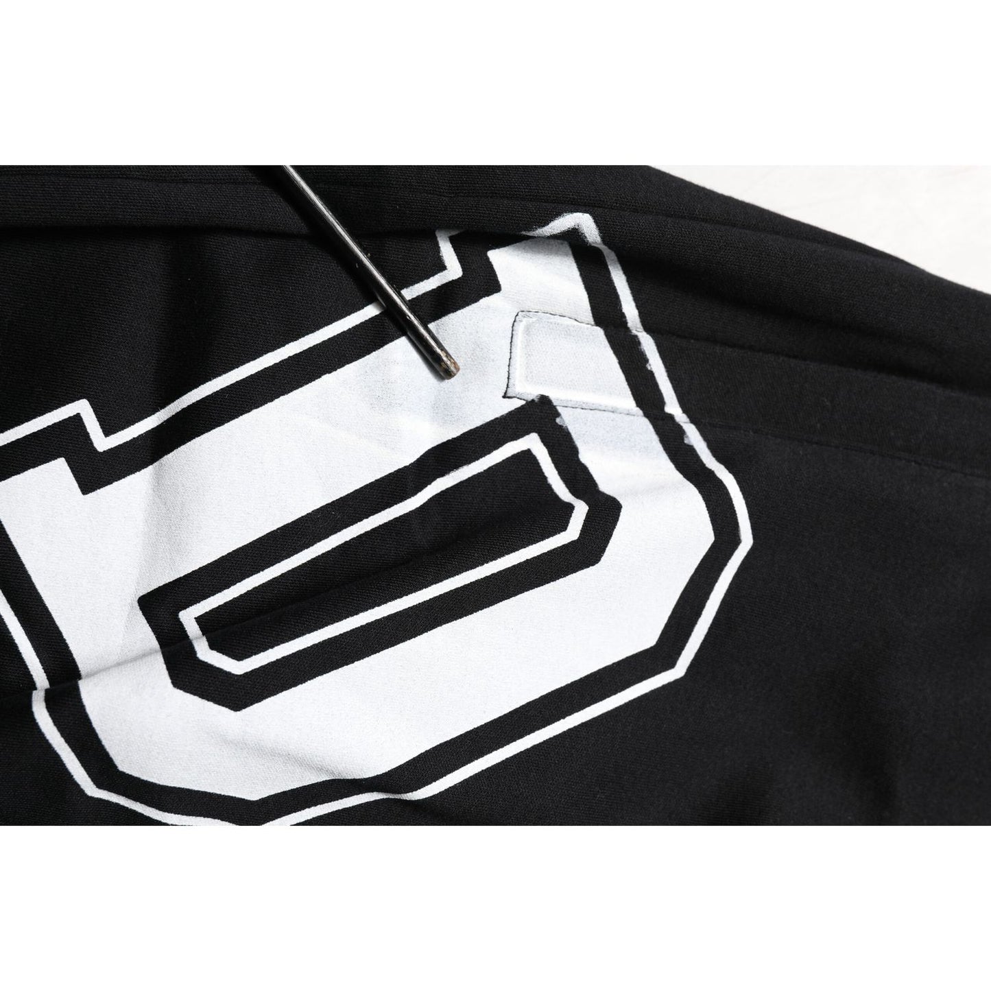 Dolce & Gabbana Black Logo Print Cotton Casual Bermuda Short