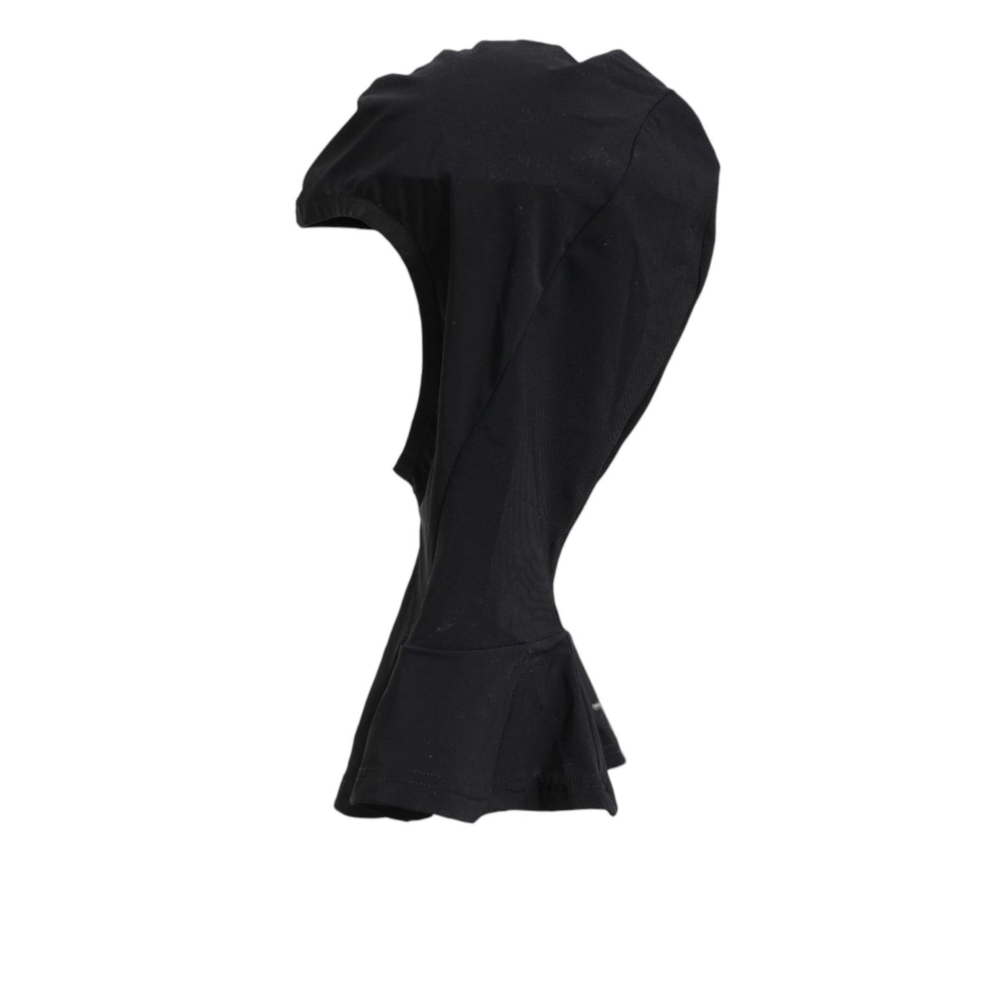 Dolce & Gabbana Black Nylon Elastane Balaclava Hood Face Cover Hat