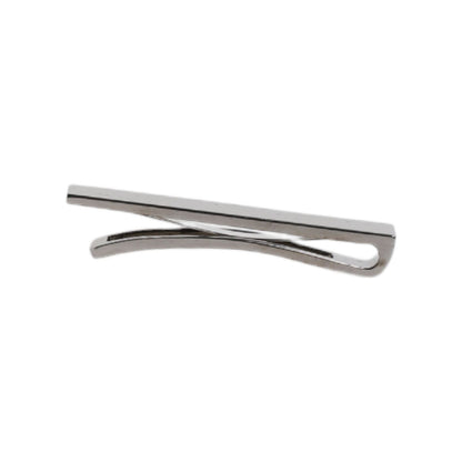 Dolce & Gabbana Black Tone Brass Logo Branded Tie Clip Bar